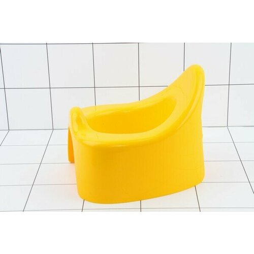 Горшок детский пластиковый / Детский туалет цвет желтый