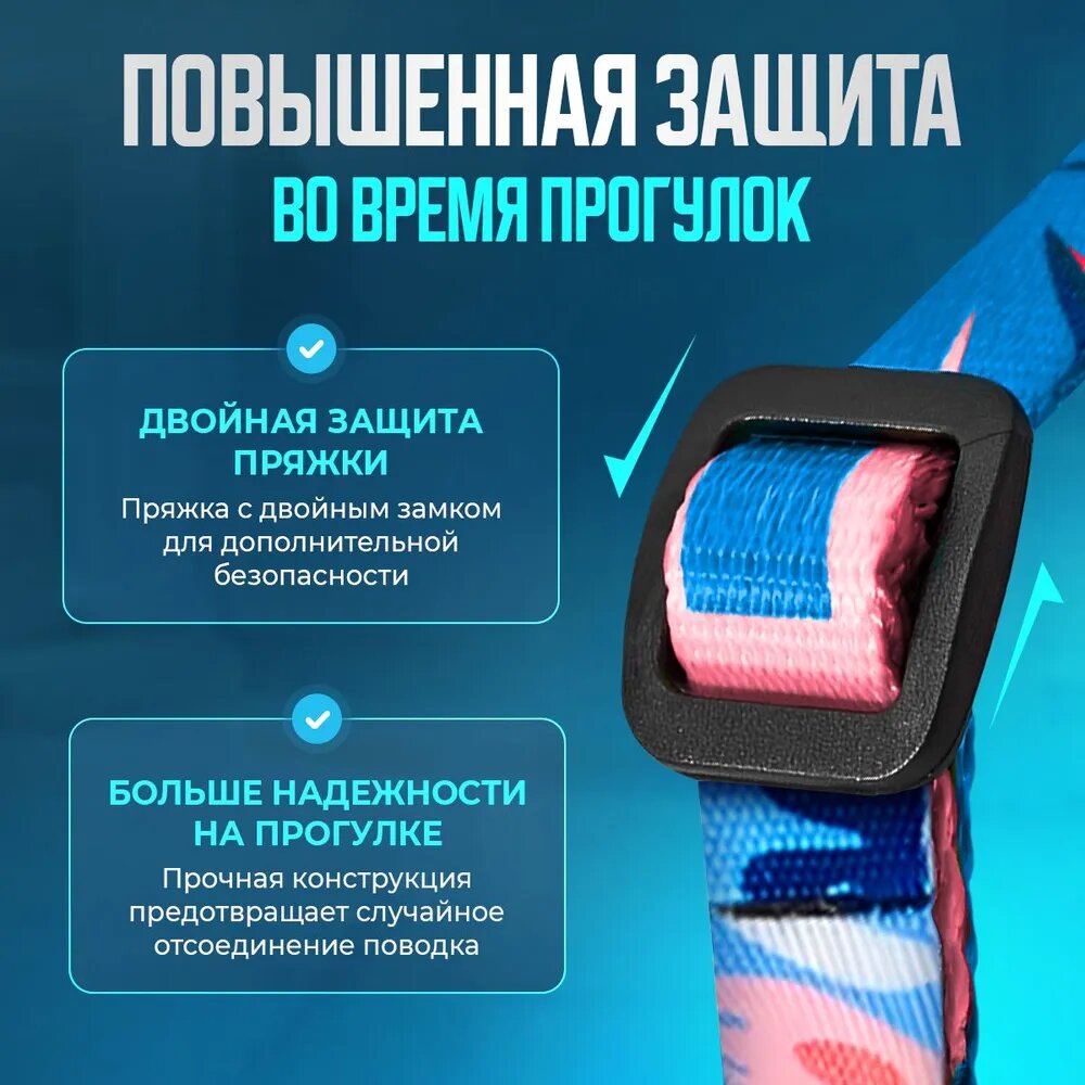 Картинки Шлейка для кошек с поводком PETKIT