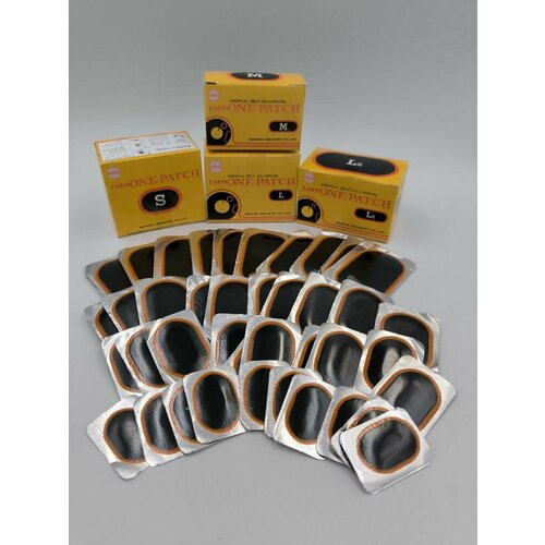 Набор овальных латок для ремонта камер MARUNI S M L L2 419₽