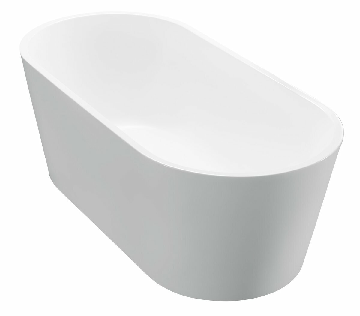 Акриловая ванна без перелива BELBAGNO BB71-1700-W0, 170x80x60 см