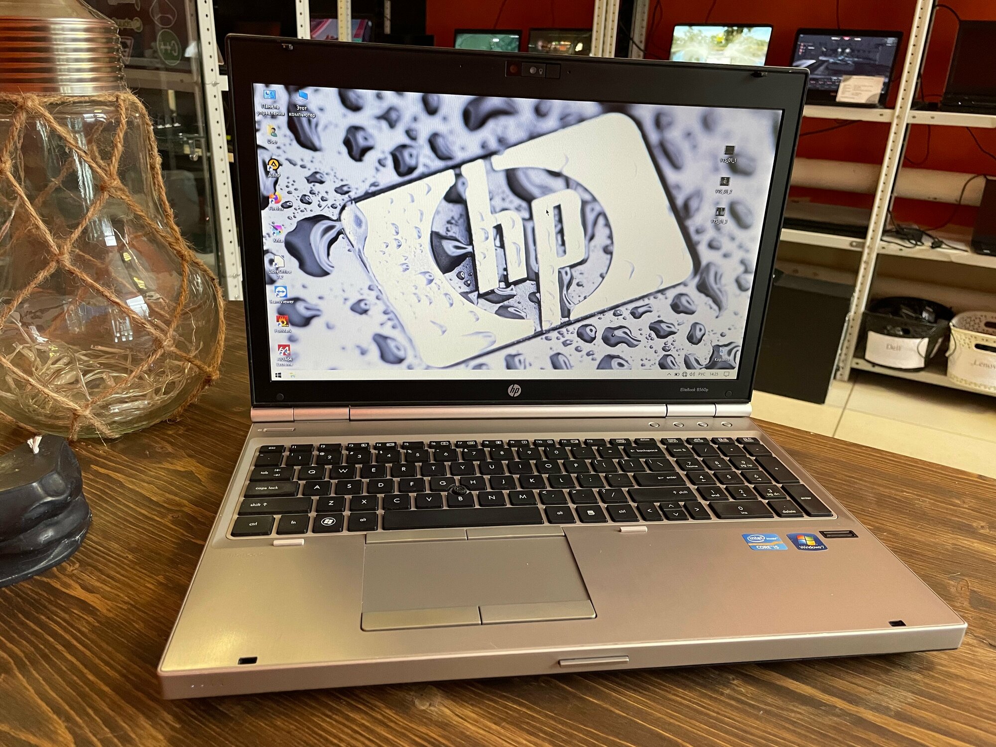 HP EliteBook 8560p 15.6"1366x768 i5-2410М