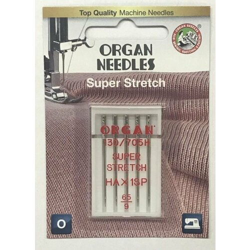 Organ Иглы ORGAN супер стрейч 5/65 Blister