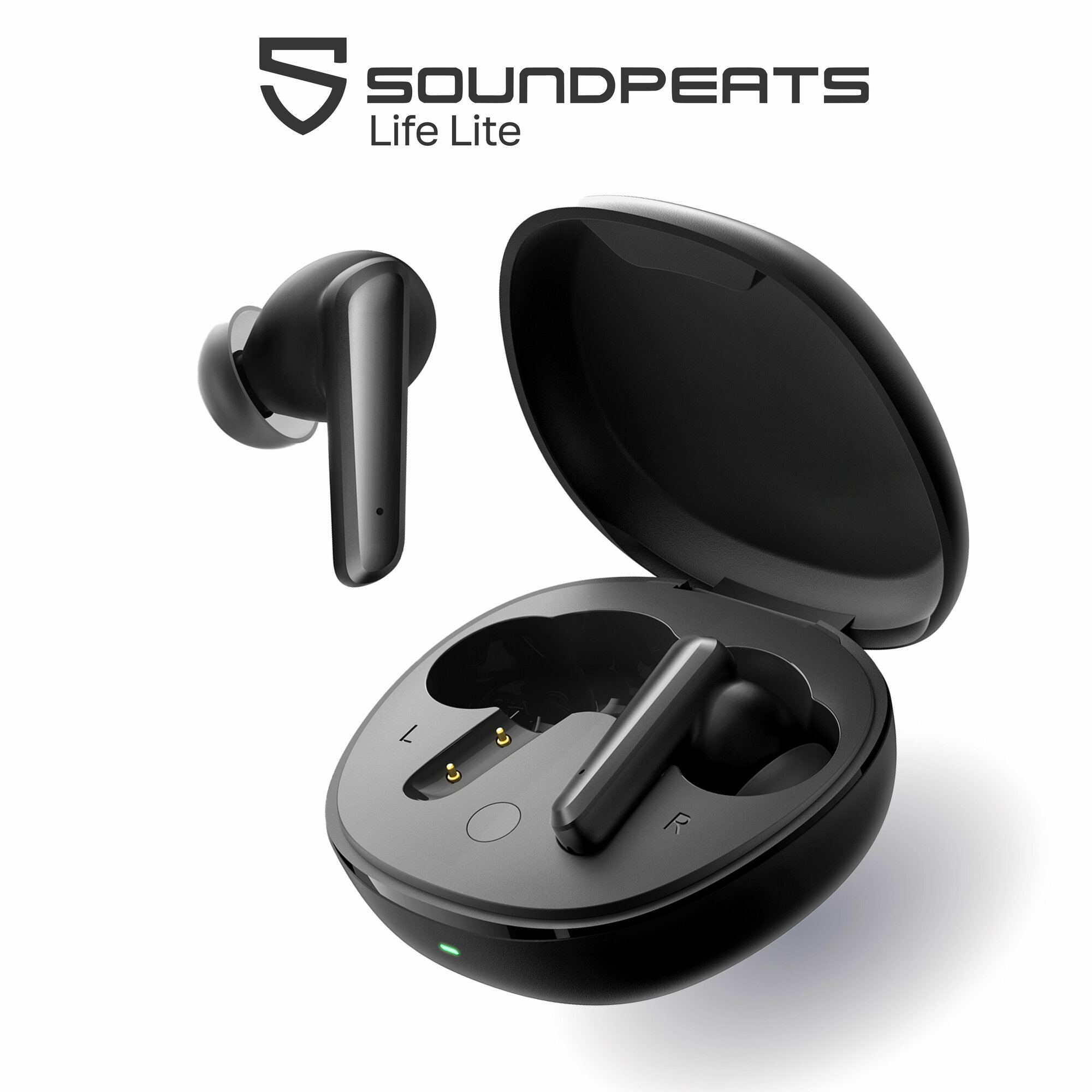 Наушники беспроводные, SoundPeats Life Lite , Bluetooth 5.3, черные