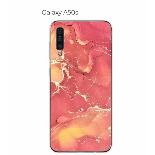 Гидрогелевая пленка на Samsung Galaxy A50s на заднюю панель защитная пленка для гелакси А50s гидрогелевая пленка на samsung galaxy a50s полиуретановая защитная противоударная бронеплёнка глянцевая 2шт