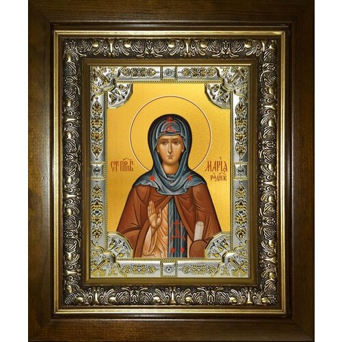 Икона Мария Радонежская преподобная преподобная мария радонежская икона на доске 8 10 см