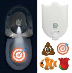 Подсветка для унитаза, Akenori ночник для туалета с датчиком движения, светильник для унитаза