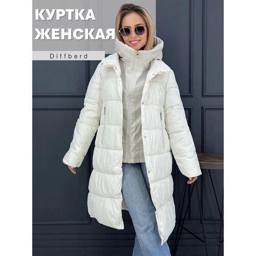 фото Куртка diffberd, размер 44, белый
