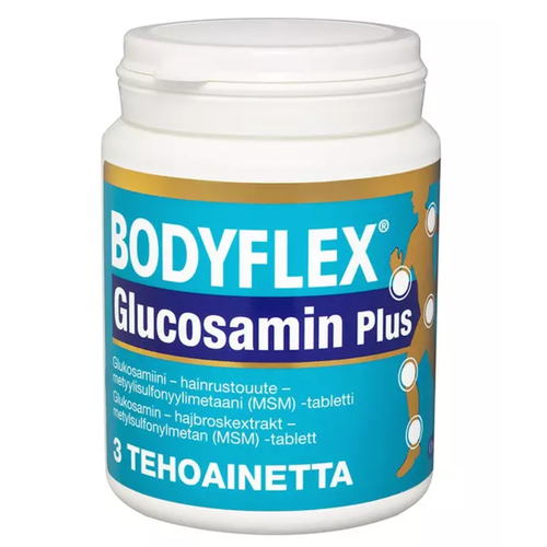 фото Глюкозамин bodyflex glucosamin plus, 120 таблеток (финляндия) hankintatukku
