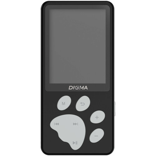 плеер digma b4 8gb black Плеер Hi-Fi Flash Digma S5 8Gb черный/серый/2.4/FM/microSD/microSDHC