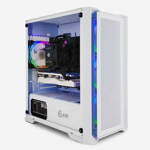 Игровой PC юкомс i3 13100F, RX 560 4GB, HDD 1TB, SSD 240GB, 32GB DDR4, БП 450W, win 10 pro, White game case