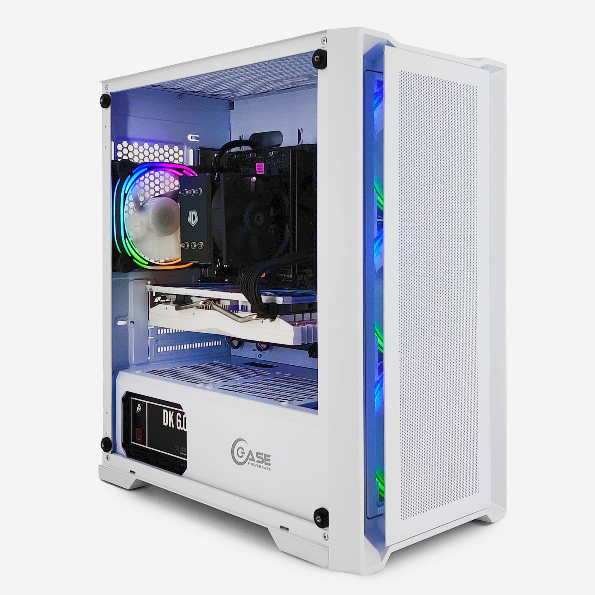 Игровой PC юкомс Ryzen 5 1600, RX 560 4GB, SSD 120GB, 32GB DDR4, БП 450W, win 10 pro, White game case