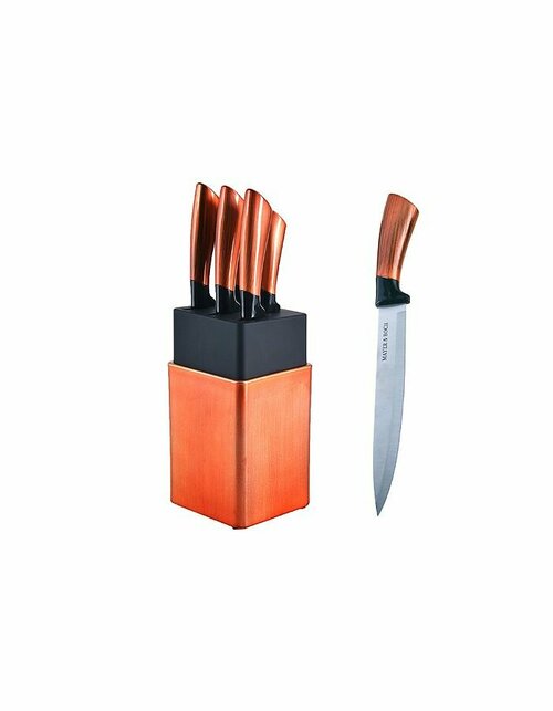 Набор ножей 5пр + подставка MВ (х6)