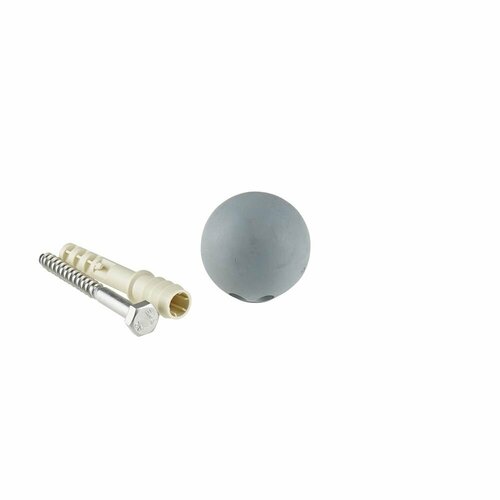 Упор дверной напольный d35 мм серый 927₽