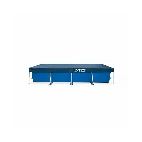 Тент для каркасного бассейна Intex 28036 Rectangular Frame, 260х160см серый