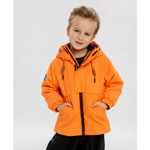 фото Парка button blue, размер 110, оранжевый