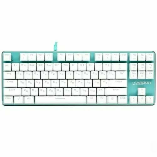 Игровая механическая клавиатура ARDOR GAMING Blade PRO Kailh Red 87 клавиш RGB проводная синяя 779200₽