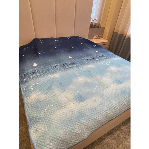 Покрывало двустороннее на кроватьдиван 2-хспальноедвуспальное евро хлопокхб 1550₽