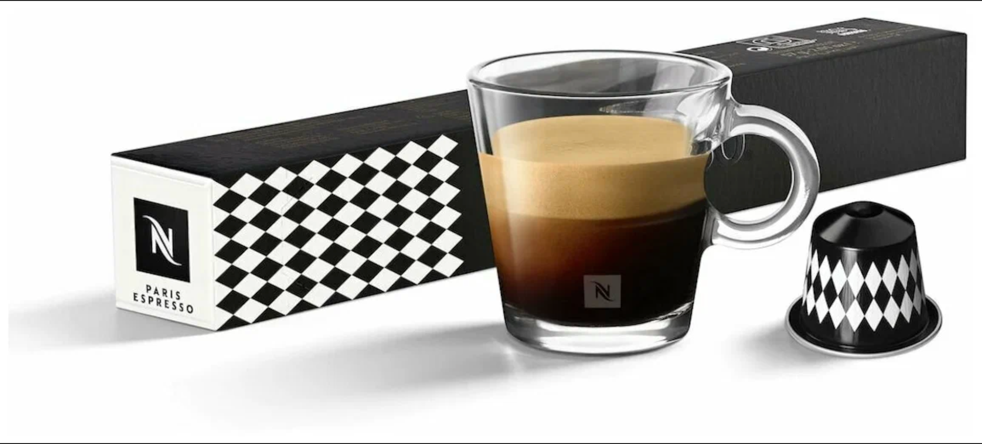 Оригинальные капсулы кофе Nespresso Paris эспрессо, 1 уп 10 капсул