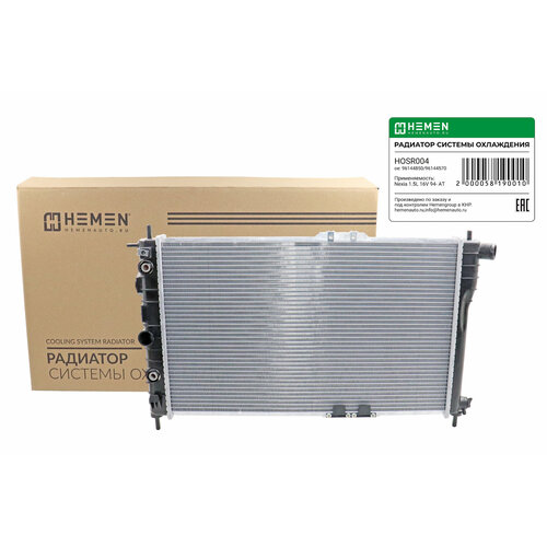 Радиатор охлаждения двигателя Daewoo Nexia 94-08 1,5/1,6 M. T./LANOS (HOSR004)