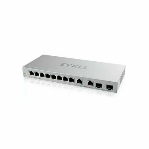 Коммутатор ZYXEL XGS1210-12 Multi-Gigabit Smart L2 Switch, 8xGE, 2x1/2.5GE, 2xSFP+, Desktop, Silent