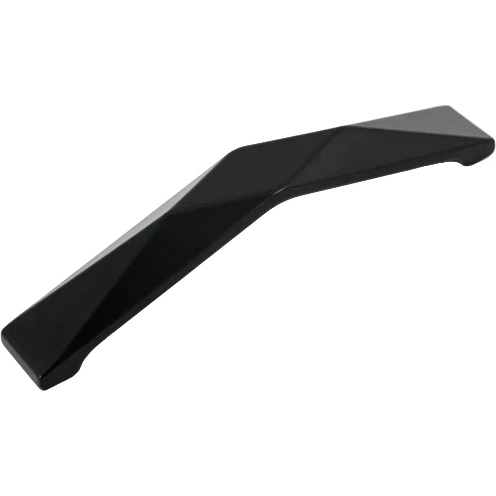 Ручка-скоба мебельная RS-105 96 мм, цвет матовый черный - фотография № 10