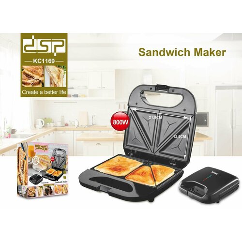 Сэндвичница версии KC-1169 от достойного производителя DSP - это то что мы так все давно ждали она дарит качество удобство использования функциональность и комфорт 184800₽