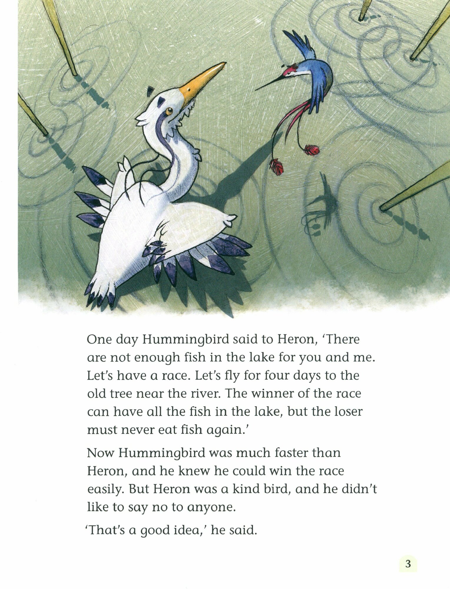 Книга Classic Tales Second Edition: Level 3: The Heron and the Hummingbird - фото №3