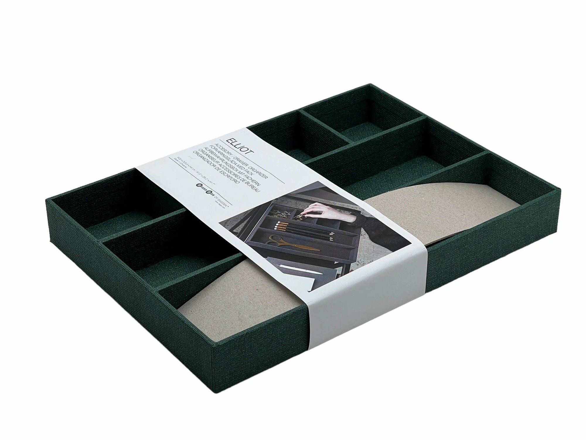 фото ELLIOT ORG. BLUE C38 / Органайзер в стол зеленый