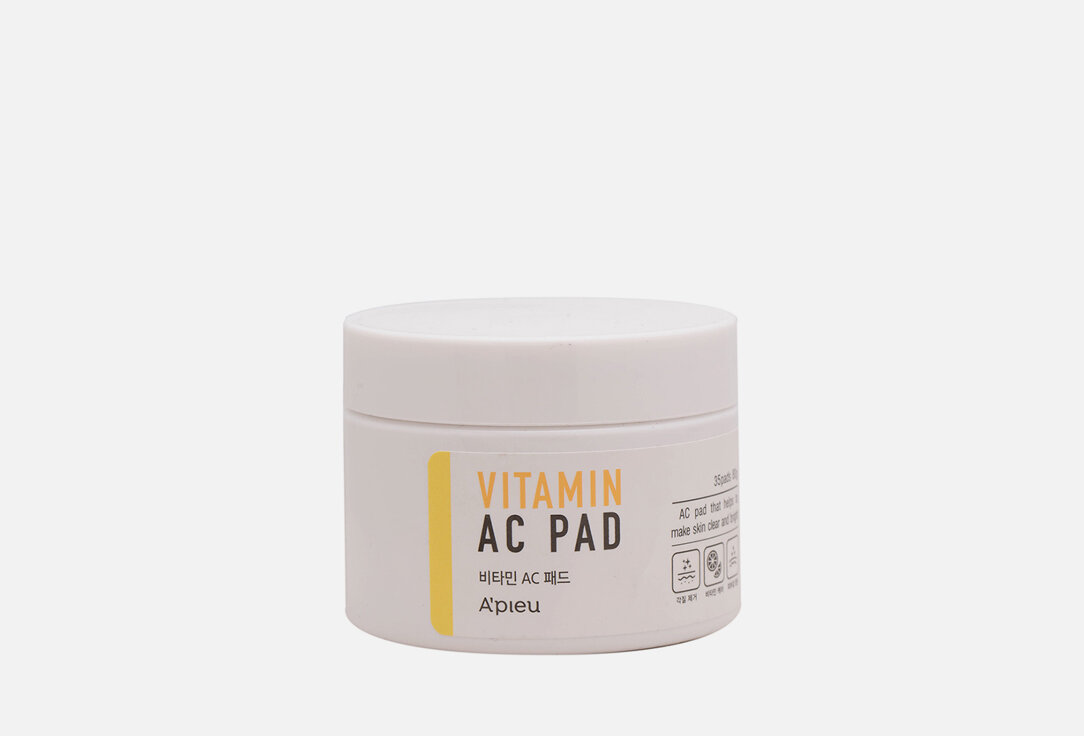 Пилинг-диски для лица A'Pieu Vitamin AC Pad / количество 35 шт