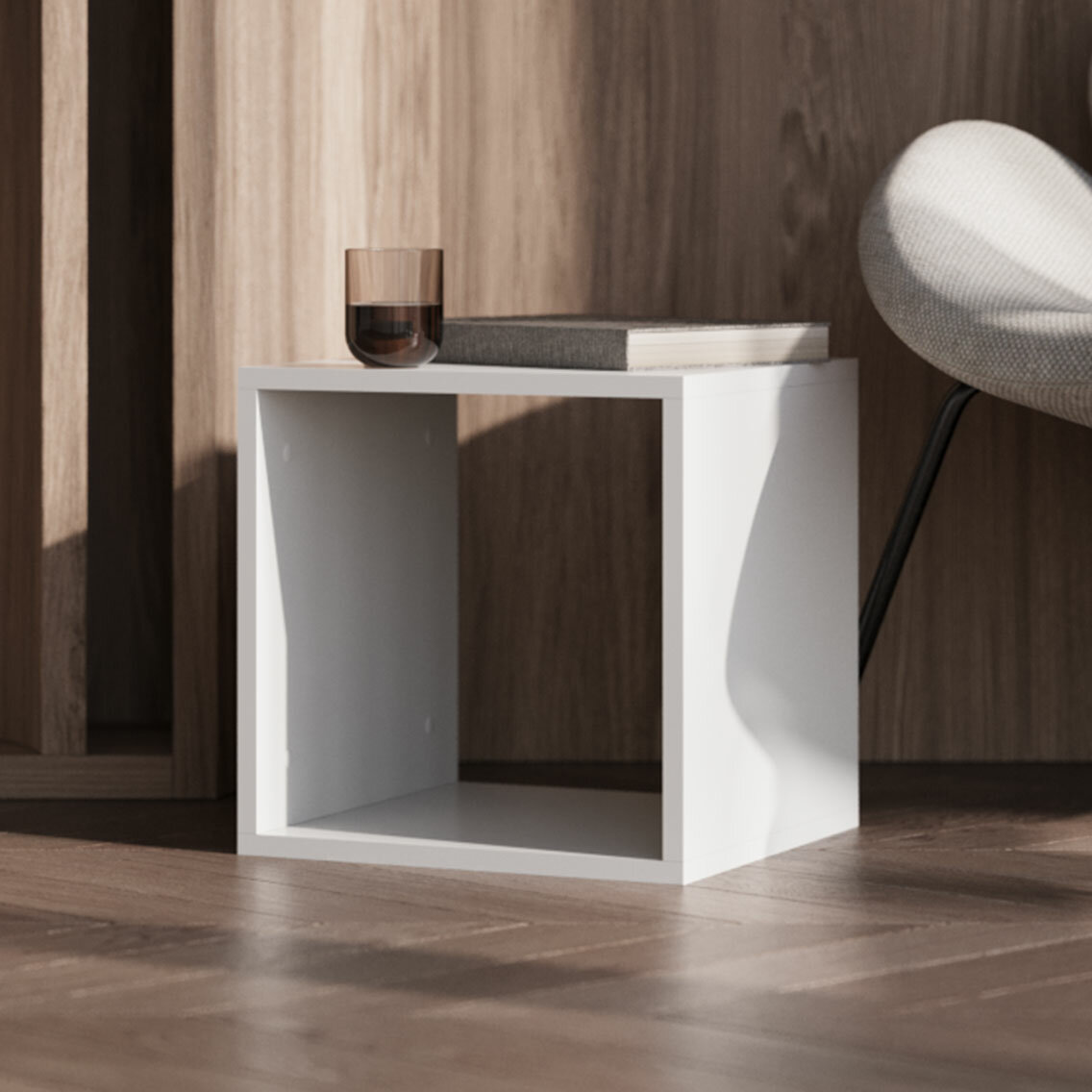 фото Стеллаж "Сидней "1 секция, белый