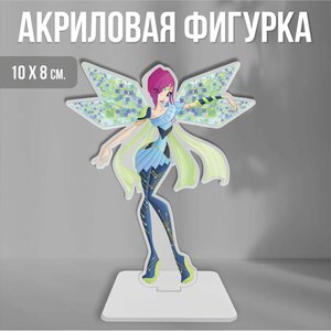 Акриловая фигурка декоративная / статуэтки для интерьера Клуб Винкс Winx Club Текна Блумикс