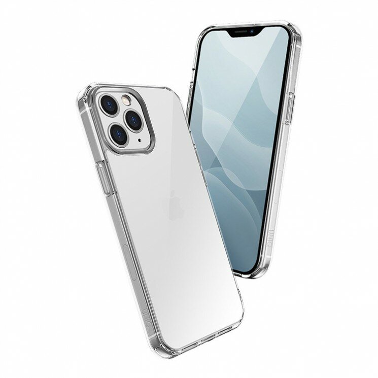 фото Прозрачная силиконовая усиленная накладка для iPhone 12/12pro 6,1