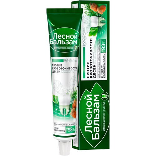 Зубная паста Лесной бальзам При кровоточивости десен 75мл 218₽