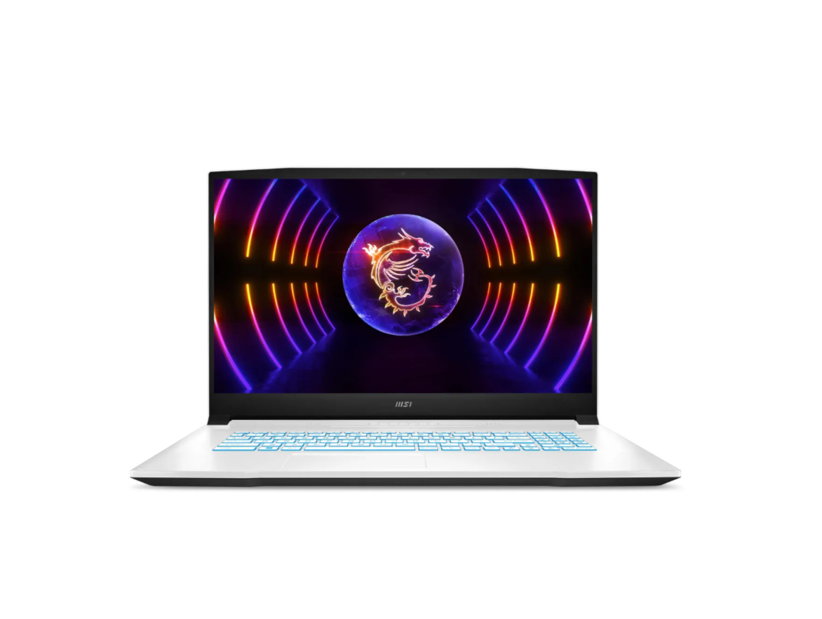 Ноутбук игровой MSI Sword 17 A12VF-812XRU 9S7-17L522-812, 17.3", IPS, Intel Core i5 12450H 2ГГц, 8-ядерный, 16ГБ DDR5, 512ГБ SSD, NVIDIA GeForce RTX 4060 для ноутбуков - 8 ГБ, Free DOS, белый