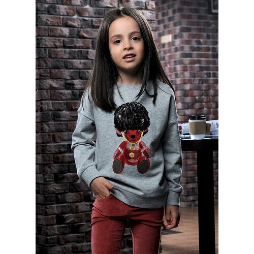 фото Толстовка pelican, размер 2, серый