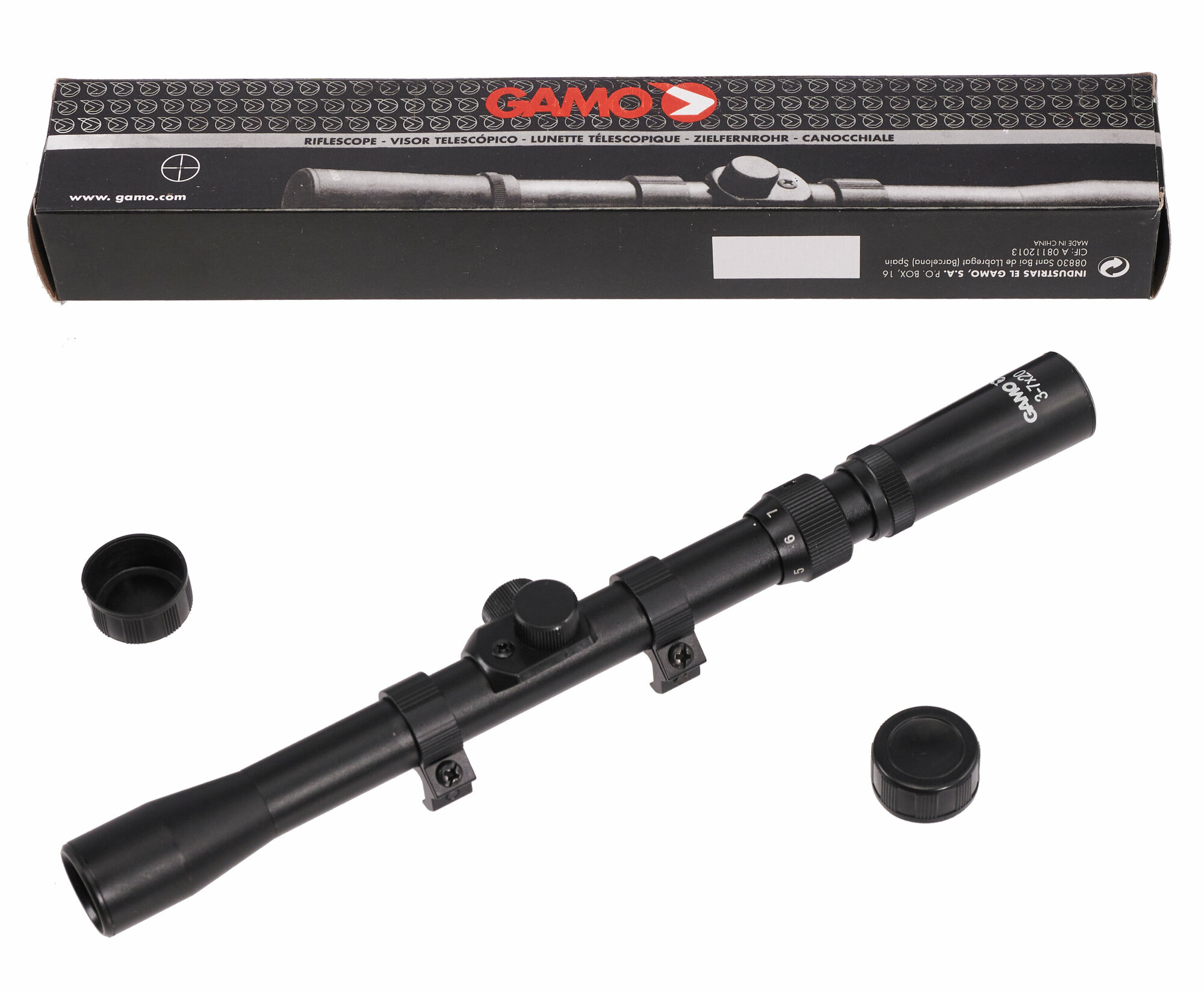 Оптический прицел Gamo 3-7x20 (19 мм, BH-GM370)