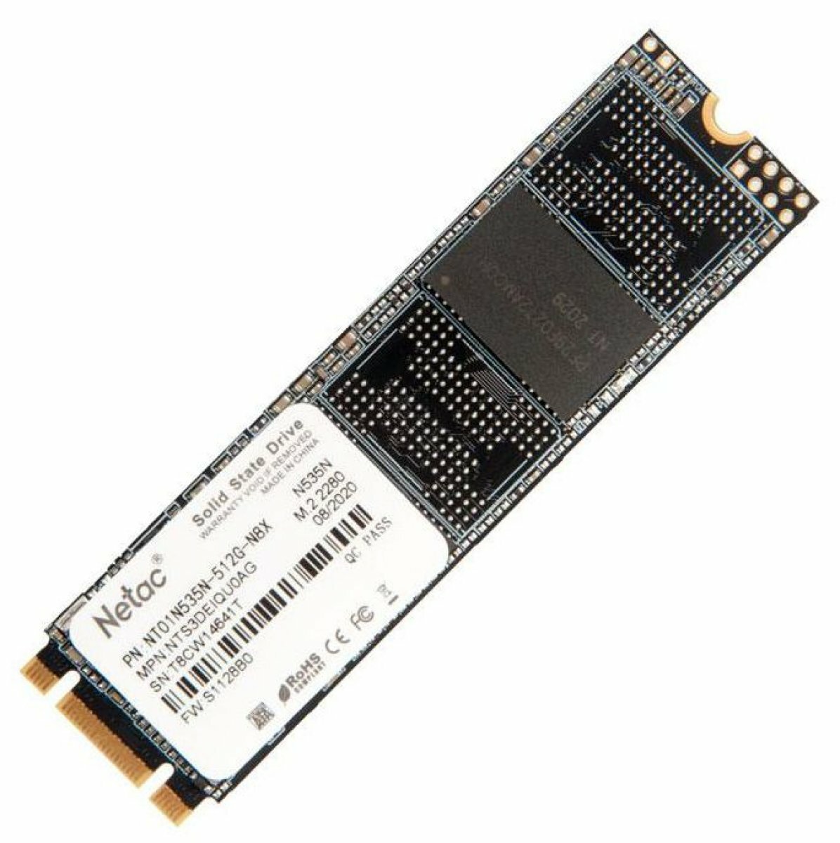 Накопитель SSD Netac M.2 N535N 512 Гб SATA III NT01N535N-512G-N8X