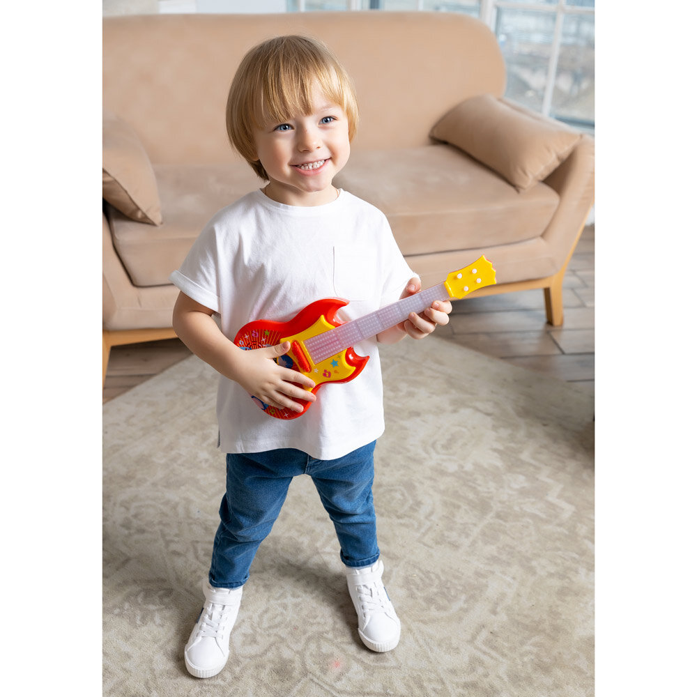 Электрогитара Азбукварик Суперхит, красная 3159В — фото 1