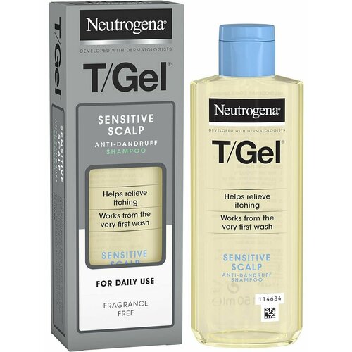 Neutrogena, T/Gel Шампунь для лечения псориаза, зуда и перхоти, 150 мл