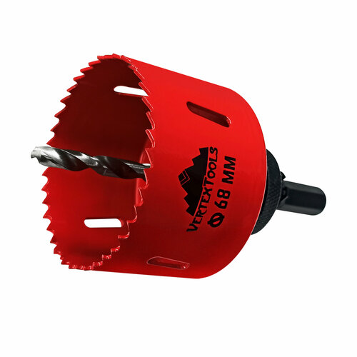 Коронка по металлу с переходником VertexTools 68 мм 58 979₽