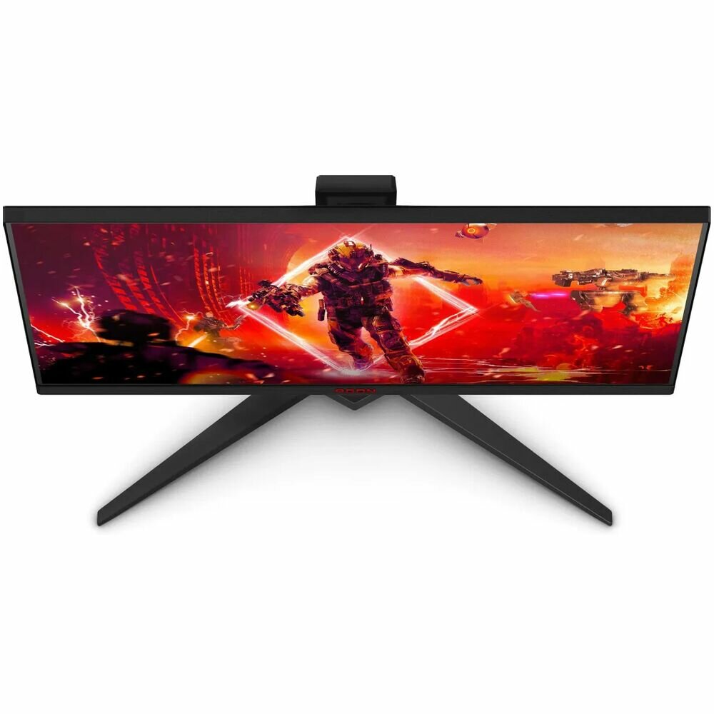 Монитор 27" AOC 2560x1440, 16:9, 1ms, 1000:1, 165Hz, 400 cd/㎡, 178°/178°, 2*HDMI, 2*DP, 4*USB, black/red - фото №12