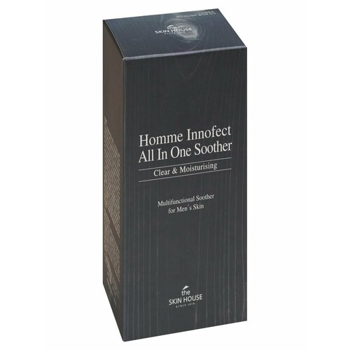 Многофункциональное средство для мужчин The Skin House Homme Innofect All In One Soother ухаживающее средство the skin house homme innofect control all in one soother 130 мл