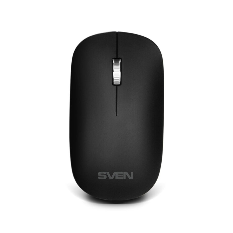 Клавиатура и мышь Wireless Sven KB-C2550W SV-021672 чёрные, тип клавиш ножничный (109 кл,12Fn, 1000DPI, 2+1 кл.)