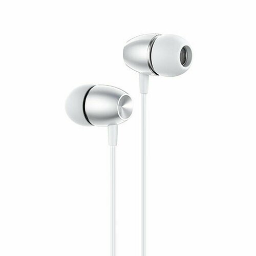 Проводные наушники с микрофоном внутриканальные Borofone BM57 Platinum 35 Jack черный 1 шт 40900₽