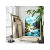 Фото #2 Горы и водопад Природа Пейзаж Река Лето Интерьерная Раскраска картина по номерам на холсте 40х50
