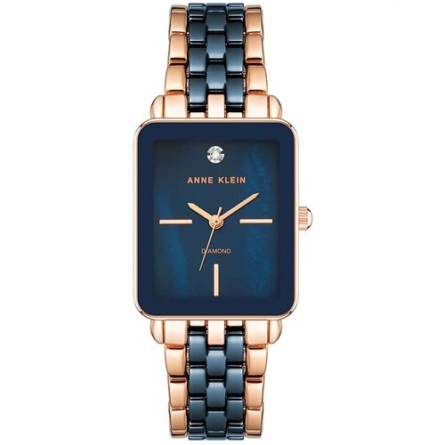 фото Наручные часы anne klein 3668nvrg, золотой, синий