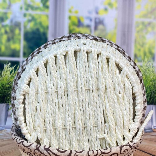 Сухарница с чехлом для хлеба круглая 520₽