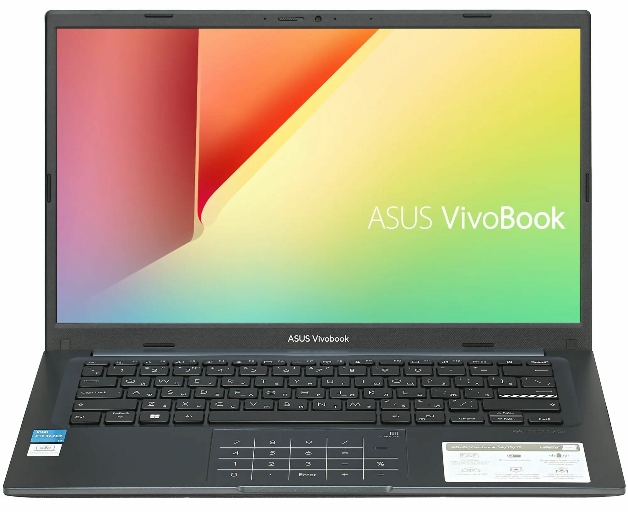Ноутбук ASUS 90NB10I1-M006S0 i3-1315U/8GB/256GB SSD/UHD Graphics/14" FHD IPS/WiFi/BT/cam/noOS/blue - фото №2