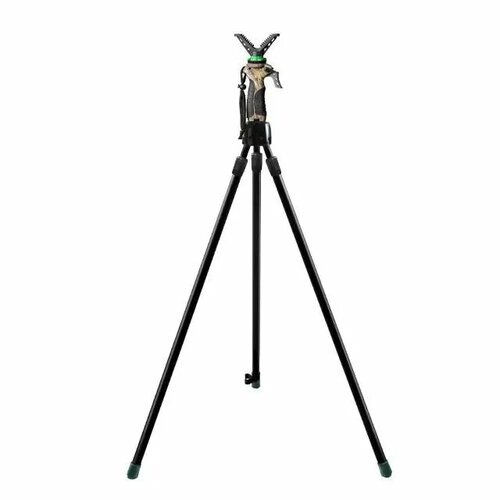 Телескопическая опора FIERYDEER 3 ноги (тренога) Gen3 камуф, высота до 1.8м, поворот осн. на 360