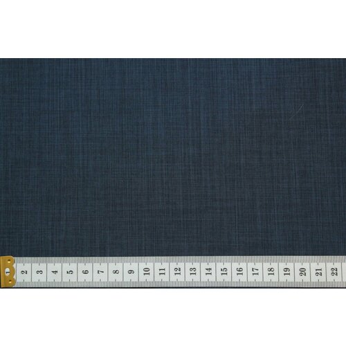 Ткань плащёво- курточная A Mc Queen тёмно-синий меланж, водоотталкивающая 240 г/мп, 240 г/пм, ш146см, 0,5 м